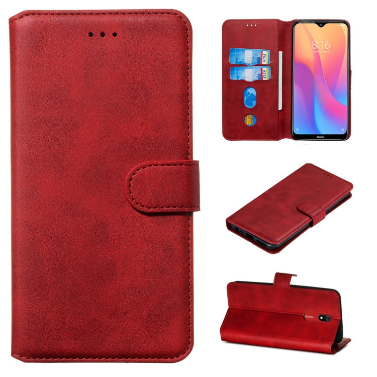 Classic Calf Texture Horizontal Flip PU Leather Case, with Holder & Card Slots & Wallet, For Xiaomi Mi Note 10 / Note 10 Pro / CC9 Pro, For Xiaomi Redmi Note 8T, For Xiaomi Mi 9 Pro, For Xiaomi Redmi 8A / Redmi 8, For Vivo Y19 / U3���������������������...