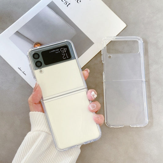 For Samsung Galaxy Z Flip4 Round Edge TPU Folding Phone Case