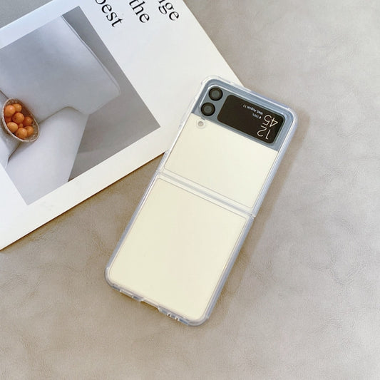 For Samsung Galaxy Z Flip4 Round Edge TPU Folding Phone Case