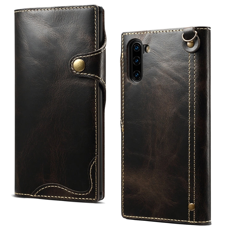 Denior Oil Wax Cowhide Magnetic Button Horizontal Flip Leather Case with Card Slots & Wallet, For iPhone 6, For iPhone 6 Plus / 6s Plus, For iPhone 7 / 8, For iPhone 7 Plus / 8 Plus, For iPhone X / XS, For Galaxy S8, For iPhone XR, For Galaxy S8 Plus��...