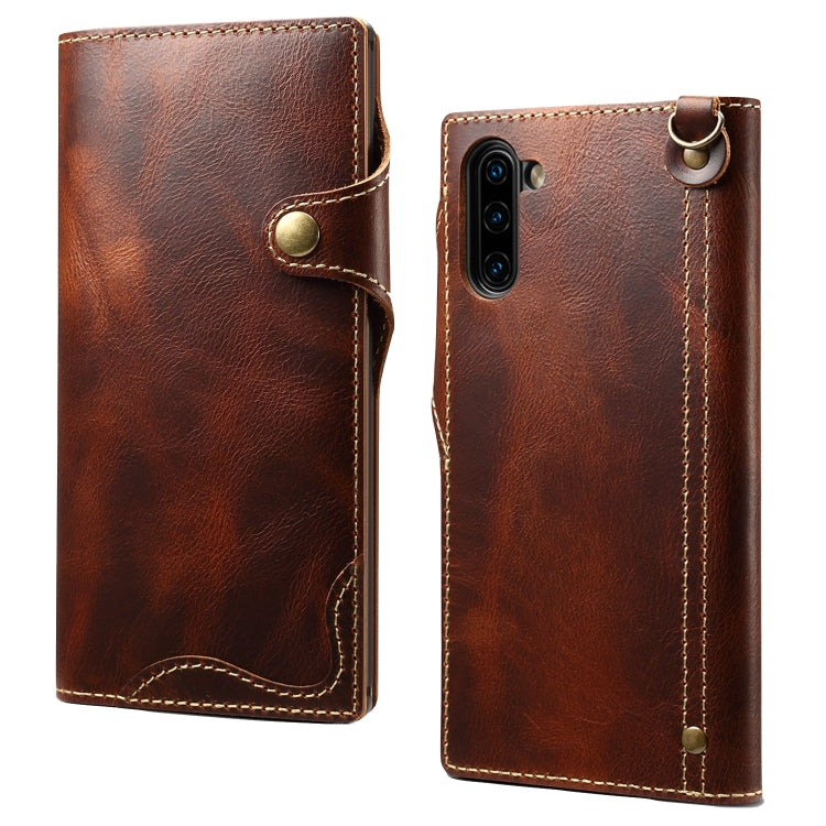 Denior Oil Wax Cowhide Magnetic Button Horizontal Flip Leather Case with Card Slots & Wallet, For iPhone 6, For iPhone 6 Plus / 6s Plus, For iPhone 7 / 8, For iPhone 7 Plus / 8 Plus, For iPhone X / XS, For Galaxy S8, For iPhone XR, For Galaxy S8 Plus��...
