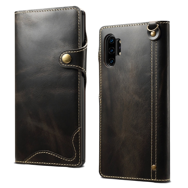 Denior Oil Wax Cowhide Magnetic Button Horizontal Flip Leather Case with Card Slots & Wallet, For iPhone 6, For iPhone 6 Plus / 6s Plus, For iPhone 7 / 8, For iPhone 7 Plus / 8 Plus, For iPhone X / XS, For Galaxy S8, For iPhone XR, For Galaxy S8 Plus��...