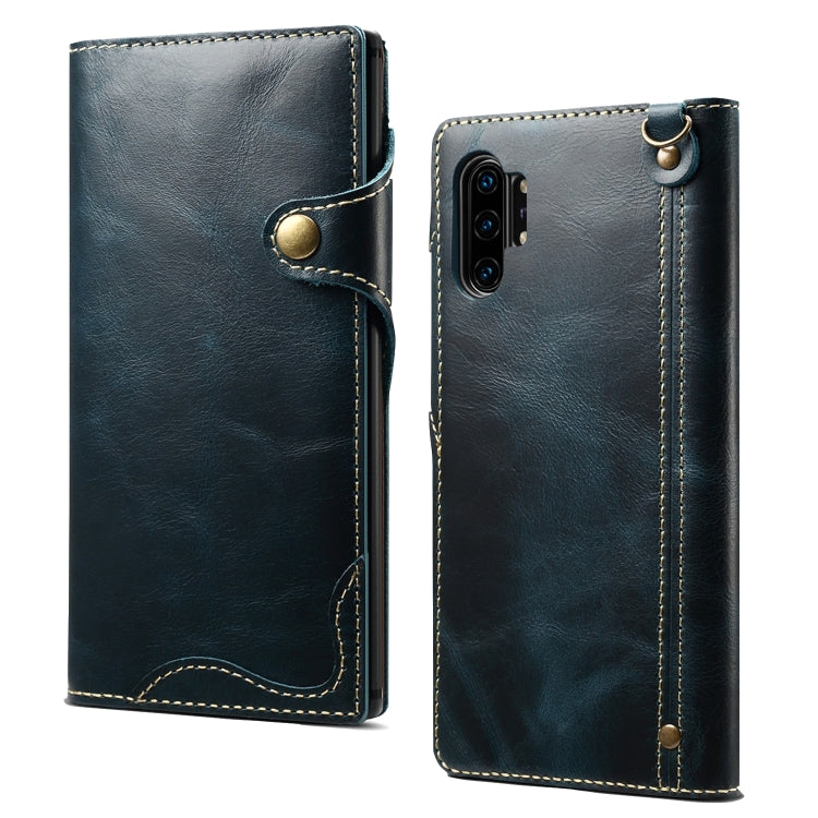Denior Oil Wax Cowhide Magnetic Button Horizontal Flip Leather Case with Card Slots & Wallet, For iPhone 6, For iPhone 6 Plus / 6s Plus, For iPhone 7 / 8, For iPhone 7 Plus / 8 Plus, For iPhone X / XS, For Galaxy S8, For iPhone XR, For Galaxy S8 Plus��...