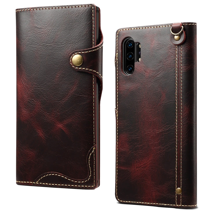 Denior Oil Wax Cowhide Magnetic Button Horizontal Flip Leather Case with Card Slots & Wallet, For iPhone 6, For iPhone 6 Plus / 6s Plus, For iPhone 7 / 8, For iPhone 7 Plus / 8 Plus, For iPhone X / XS, For Galaxy S8, For iPhone XR, For Galaxy S8 Plus��...