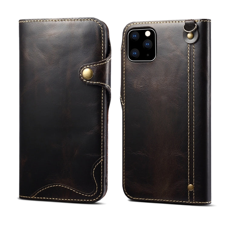 Denior Oil Wax Cowhide Magnetic Button Horizontal Flip Leather Case with Card Slots & Wallet, For iPhone 6, For iPhone 6 Plus / 6s Plus, For iPhone 7 / 8, For iPhone 7 Plus / 8 Plus, For iPhone X / XS, For Galaxy S8, For iPhone XR, For Galaxy S8 Plus��...