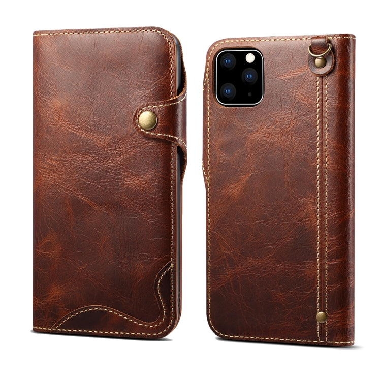 Denior Oil Wax Cowhide Magnetic Button Horizontal Flip Leather Case with Card Slots & Wallet, For iPhone 6, For iPhone 6 Plus / 6s Plus, For iPhone 7 / 8, For iPhone 7 Plus / 8 Plus, For iPhone X / XS, For Galaxy S8, For iPhone XR, For Galaxy S8 Plus��...