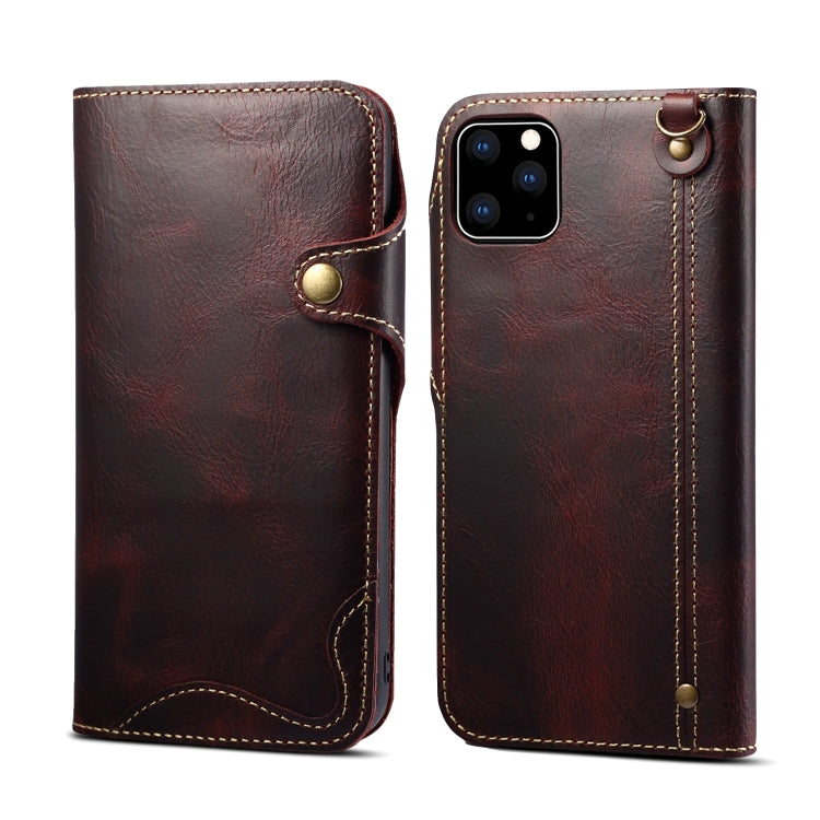 Denior Oil Wax Cowhide Magnetic Button Horizontal Flip Leather Case with Card Slots & Wallet, For iPhone 6, For iPhone 6 Plus / 6s Plus, For iPhone 7 / 8, For iPhone 7 Plus / 8 Plus, For iPhone X / XS, For Galaxy S8, For iPhone XR, For Galaxy S8 Plus��...