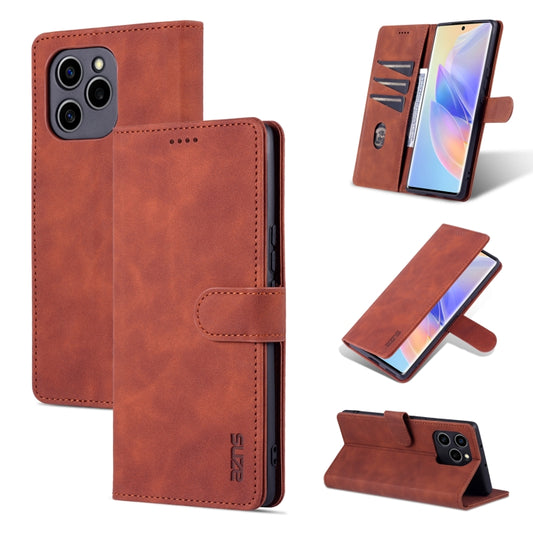 AZNS Skin Feel Calf Texture Horizontal Flip Leather Phone Case