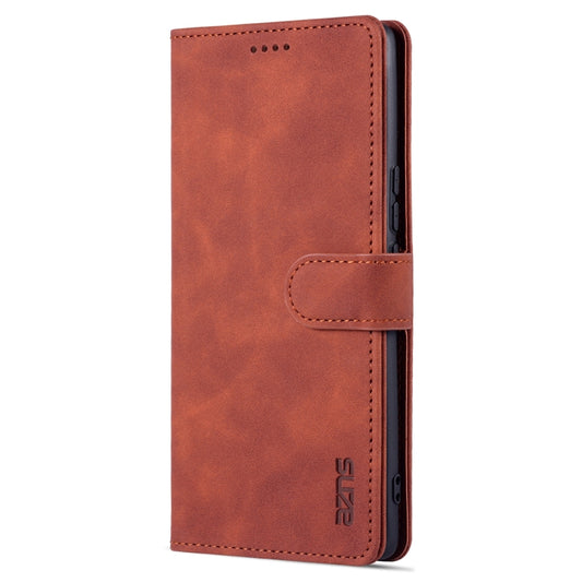 AZNS Skin Feel Calf Texture Horizontal Flip Leather Phone Case