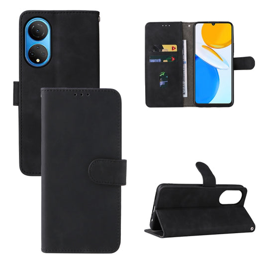Skin Feel Magnetic Buckle Calf Texture PU Phone Case