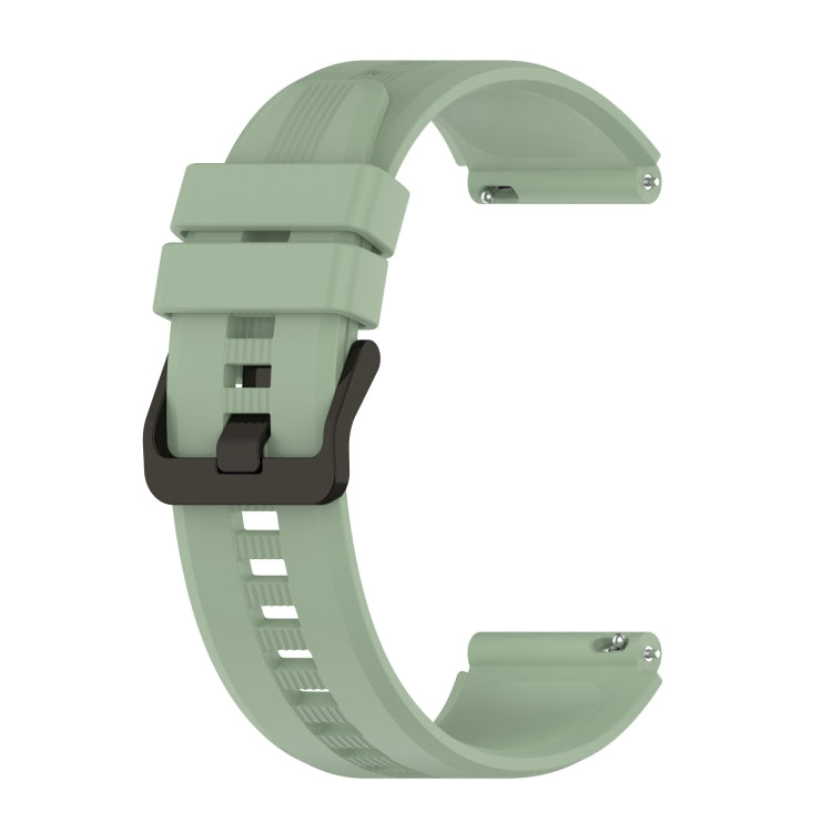 22mm Protruding Head Striped Silicone Watchband