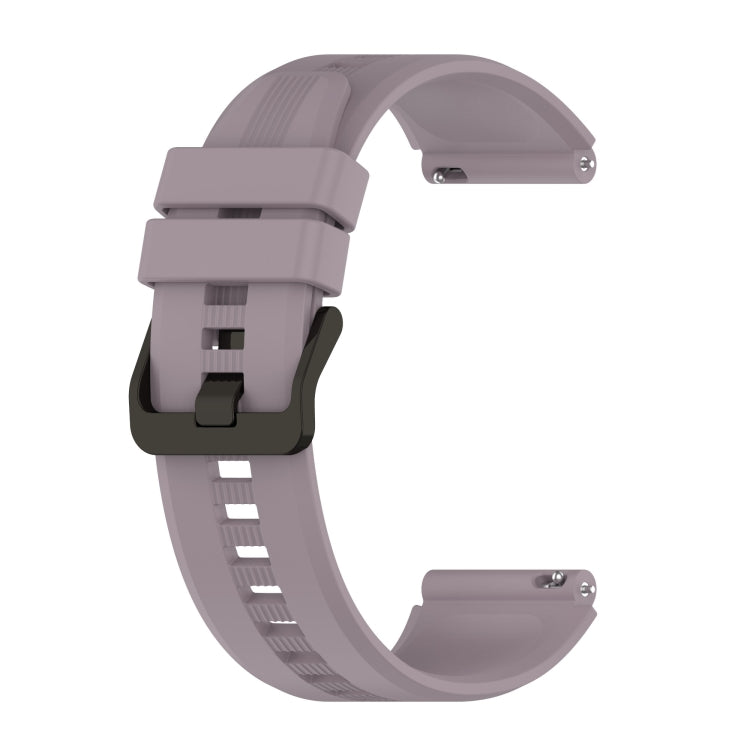 22mm Protruding Head Striped Silicone Watchband