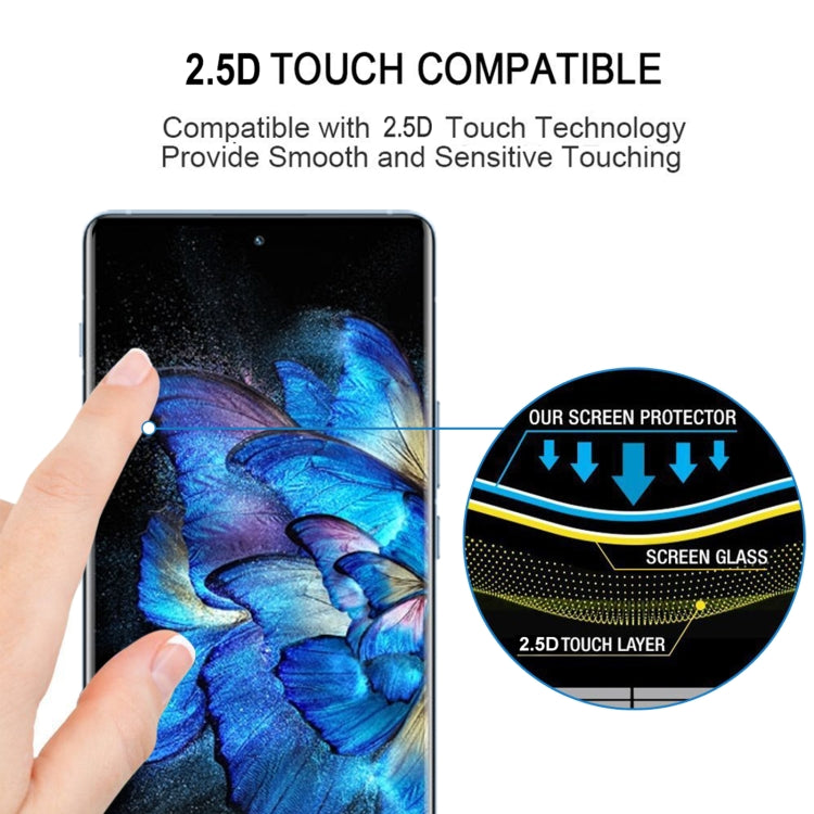Edge Glue Curved Edge Full Screen Tempered Glass Film, For vivo X Note(1 PC)