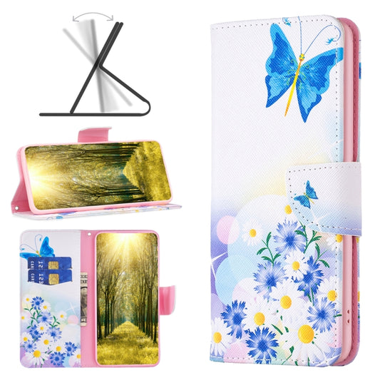 Colored Drawing Pattern Horizontal Flip Leather Phone Case