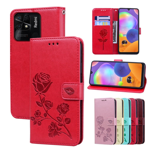 Rose Embossed Leather Phone Case