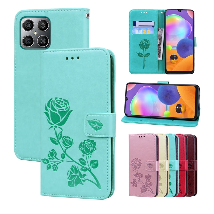 Rose Embossed Leather Phone Case