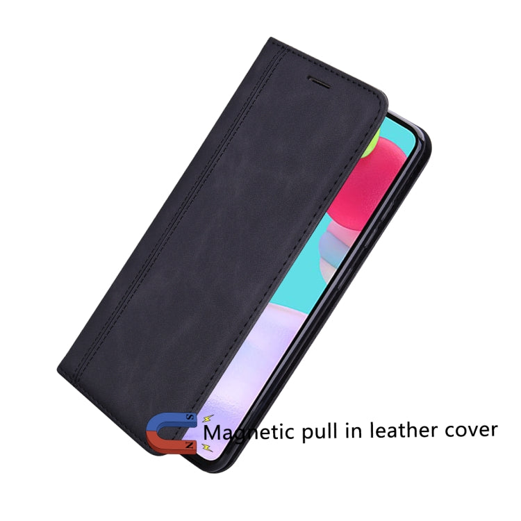 Frosted Business Magnetic Flip Leather Phone Case
