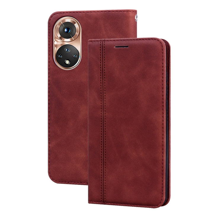 Frosted Business Magnetic Flip Leather Phone Case