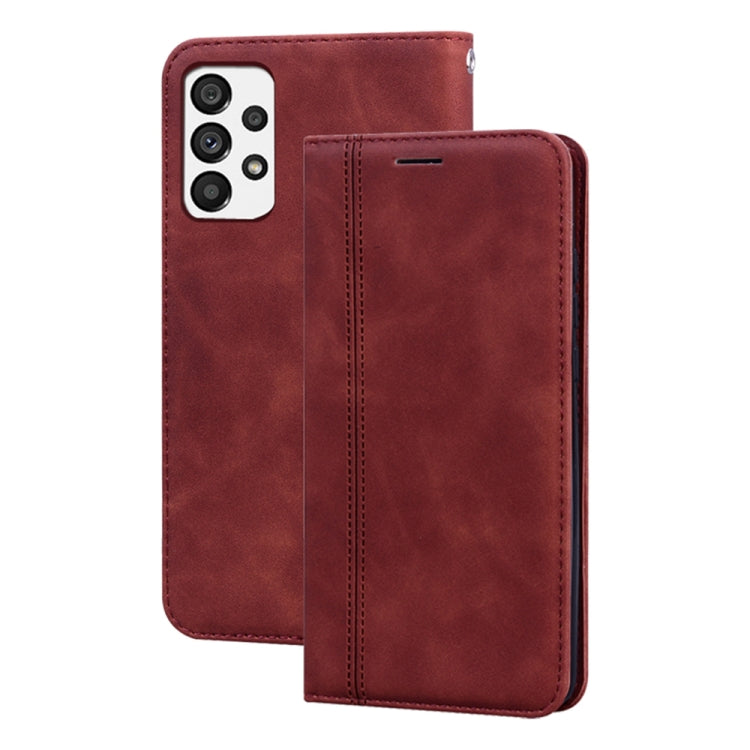 Frosted Business Magnetic Flip Leather Phone Case
