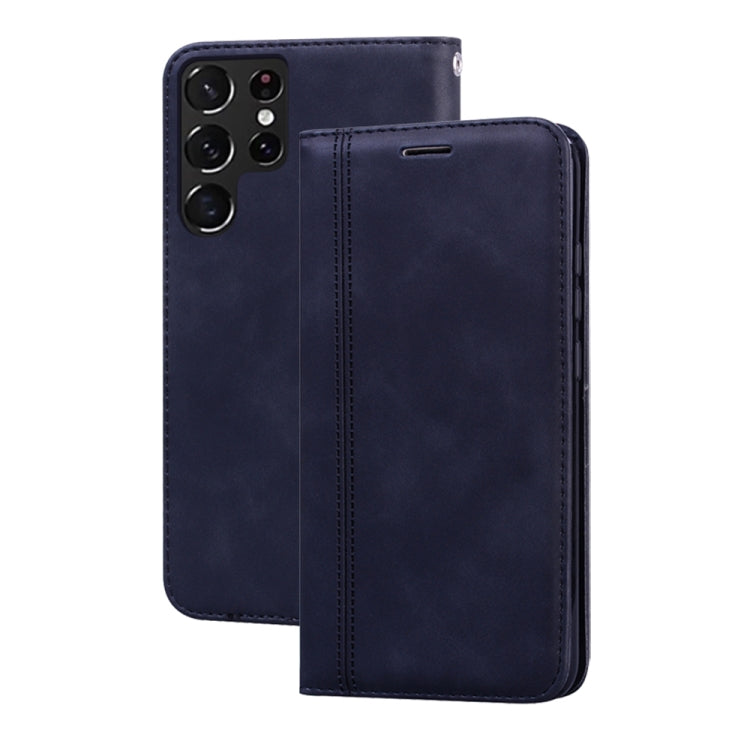 Frosted Business Magnetic Flip Leather Phone Case
