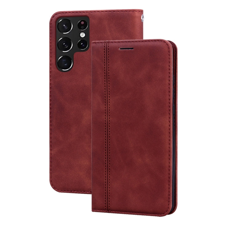 Frosted Business Magnetic Flip Leather Phone Case