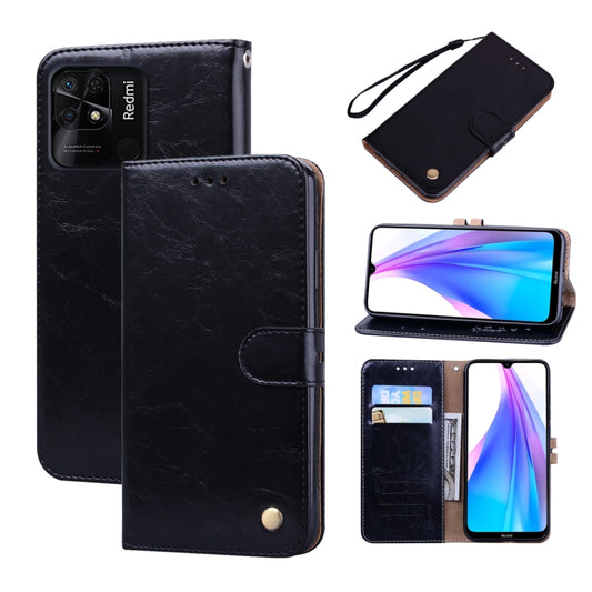 Oil Wax Texture Leather Phone Case