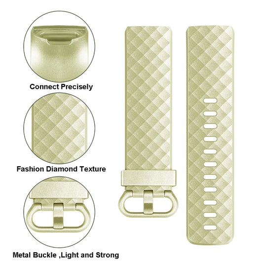 Official Pattern Metallic Watch Strap