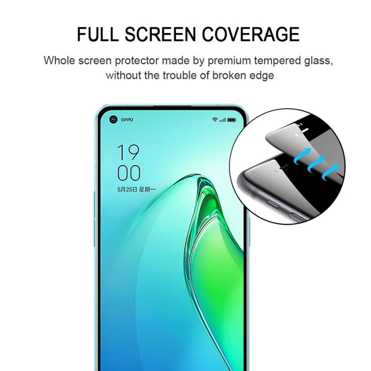 Full Glue Cover Screen Protector Tempered Glass Film, For OPPO Reno8 Pro (1 PC), For OnePlus Nord 2T / Nord 2 5G (1 PC), For OPPO Reno8 Pro+ (1 PC)