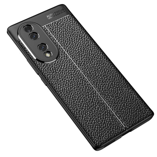 Litchi Texture Shockproof TPU Phone Case