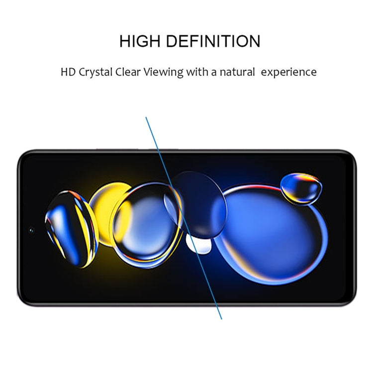 Full Glue Cover Screen Protector Tempered Glass Film For Xiaomi Redmi Note 11T Pro/11T Pro+/11T Pro+ Astro Boy Limited Edition, For Xiaomi Redmi Note 11T Pro/11T Pro+ (1 PC)