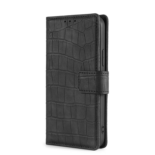 Skin Feel Crocodile Magnetic Clasp Leather Phone Case