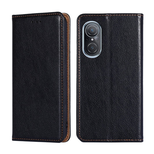 Gloss Oil Solid Color Magnetic Flip Leather Phone Case