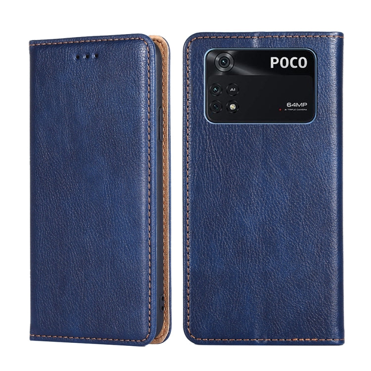 Gloss Oil Solid Color Magnetic Flip Leather Phone Case
