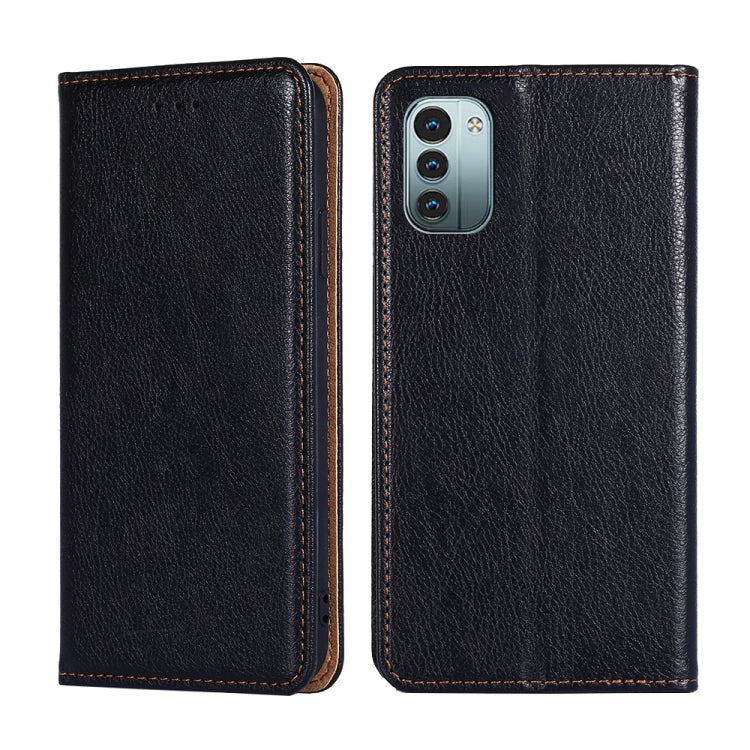 Gloss Oil Solid Color Magnetic Flip Leather Phone Case