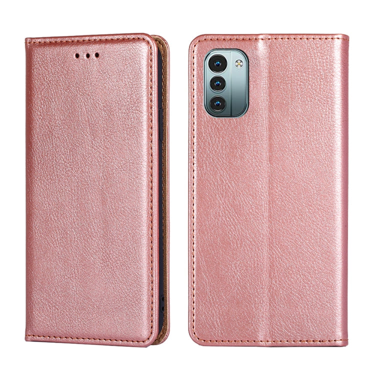 Gloss Oil Solid Color Magnetic Flip Leather Phone Case