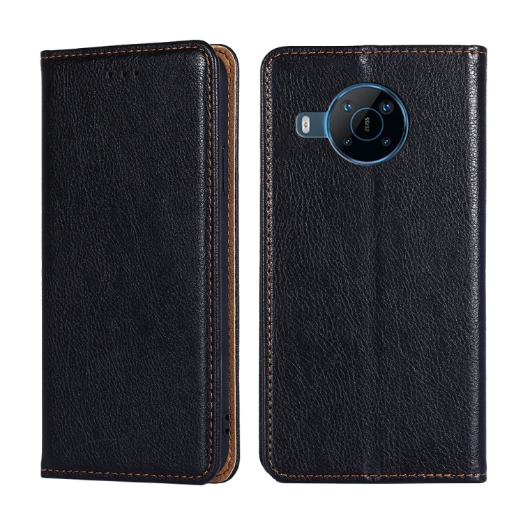 Gloss Oil Solid Color Magnetic Flip Leather Phone Case
