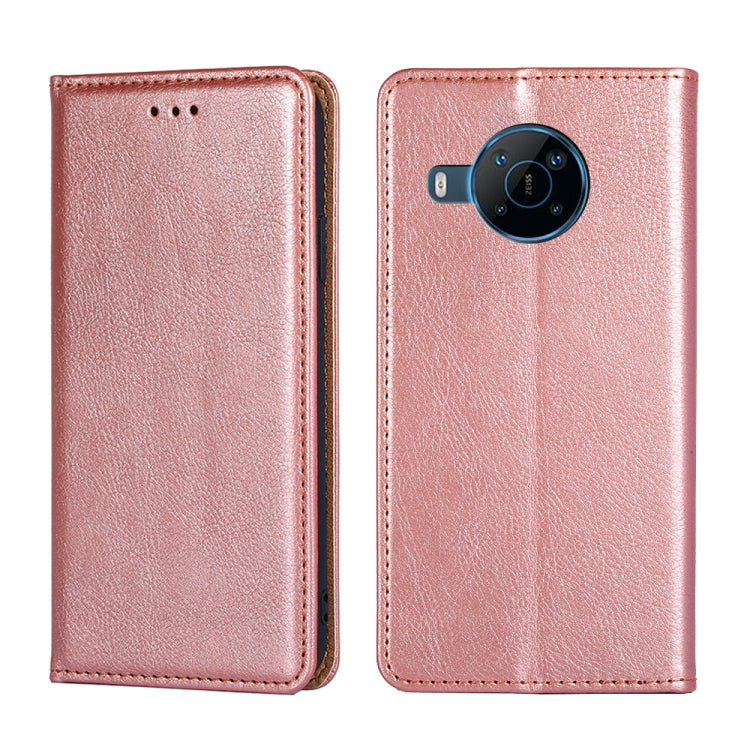 Gloss Oil Solid Color Magnetic Flip Leather Phone Case