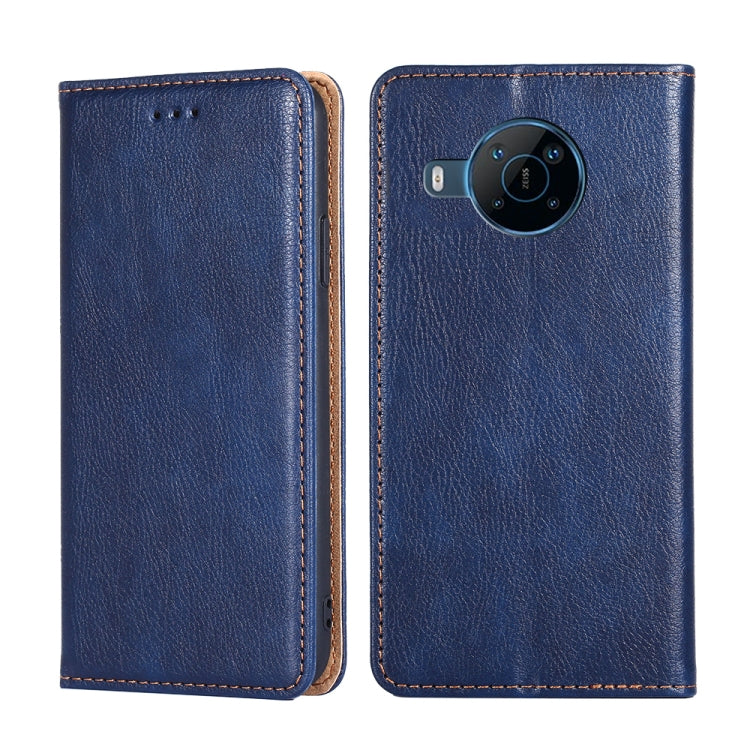 Gloss Oil Solid Color Magnetic Flip Leather Phone Case