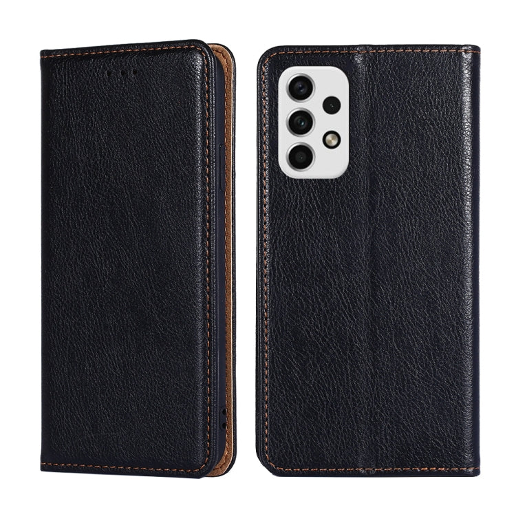 Gloss Oil Solid Color Magnetic Flip Leather Phone Case