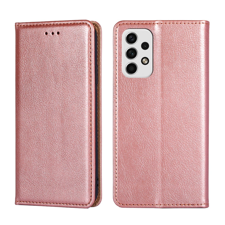 Gloss Oil Solid Color Magnetic Flip Leather Phone Case