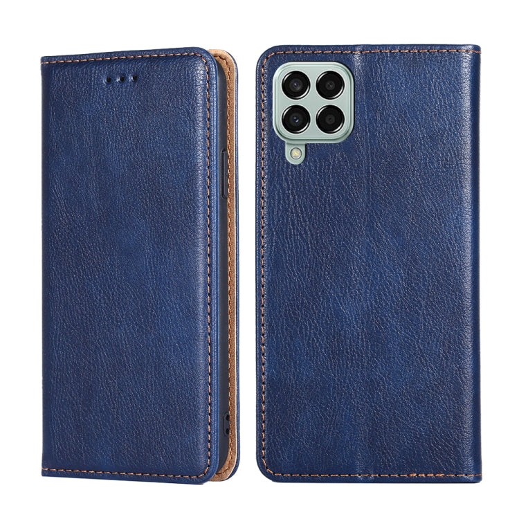 Gloss Oil Solid Color Magnetic Flip Leather Phone Case