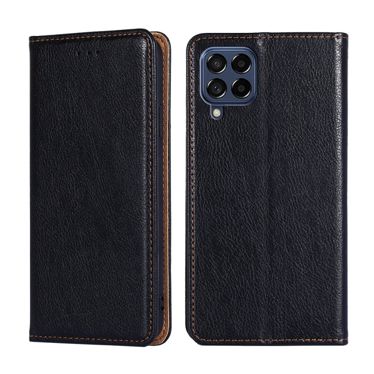 Gloss Oil Solid Color Magnetic Flip Leather Phone Case