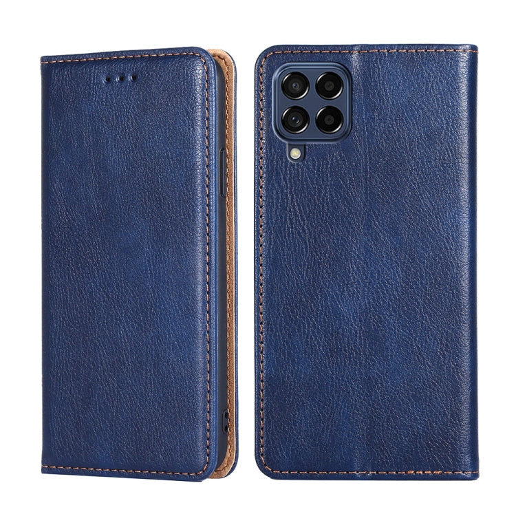 Gloss Oil Solid Color Magnetic Flip Leather Phone Case