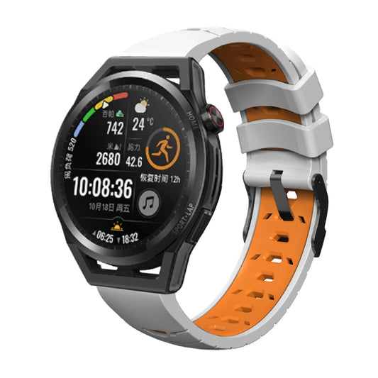Trapezoidal Three-row Hole Silicone Watch Band