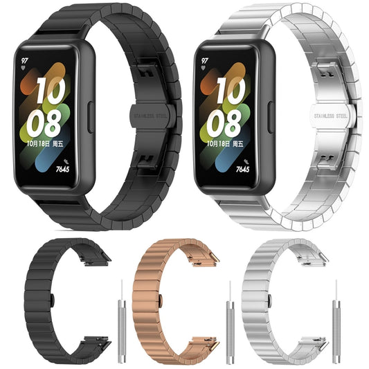 One-bead Stainless Steel Watch Band