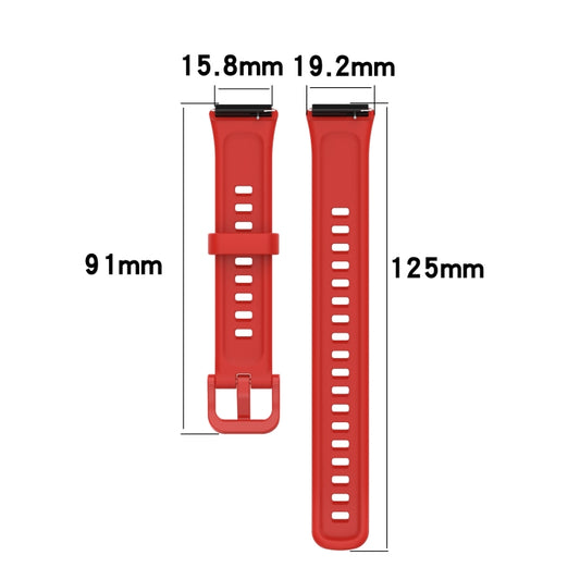 Metal Head Silicone Watch Band