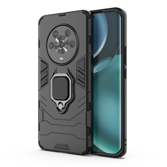 Shockproof PC + TPU Protective Phone Case with Magnetic Ring Holder