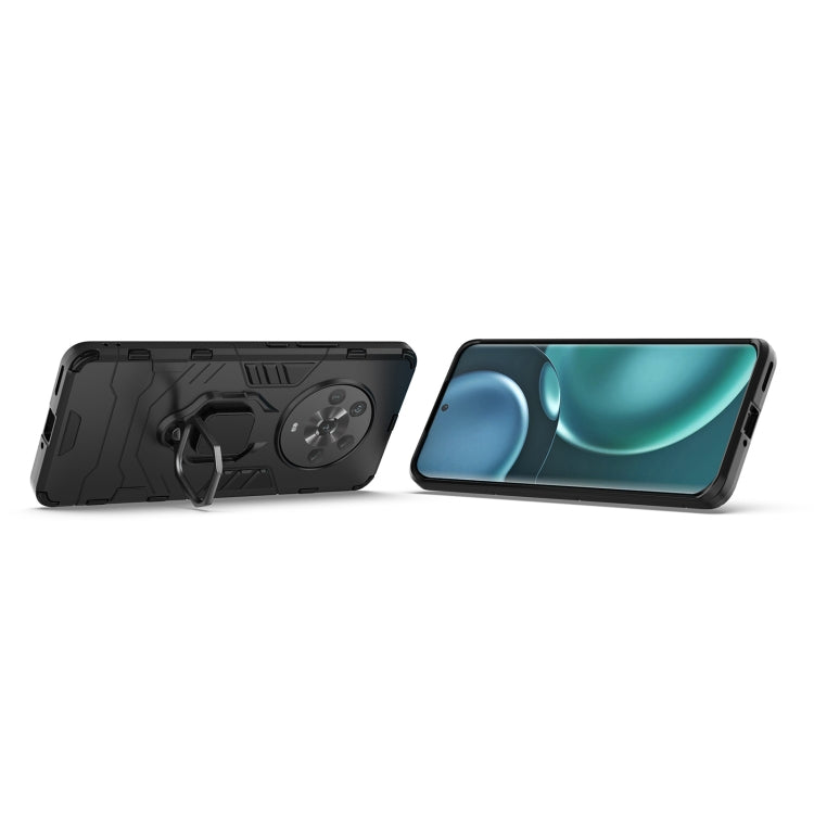 Shockproof PC + TPU Protective Phone Case with Magnetic Ring Holder