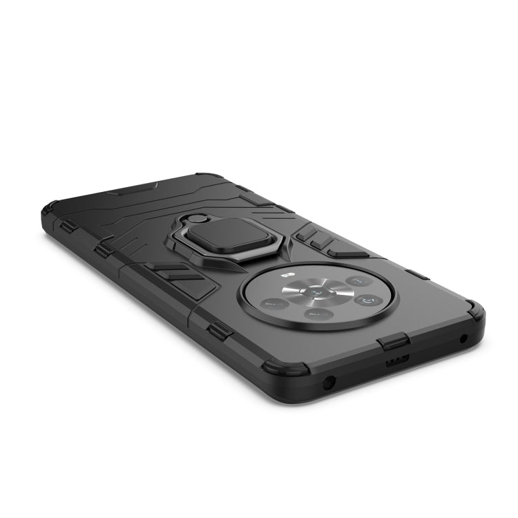 Shockproof PC + TPU Protective Phone Case with Magnetic Ring Holder
