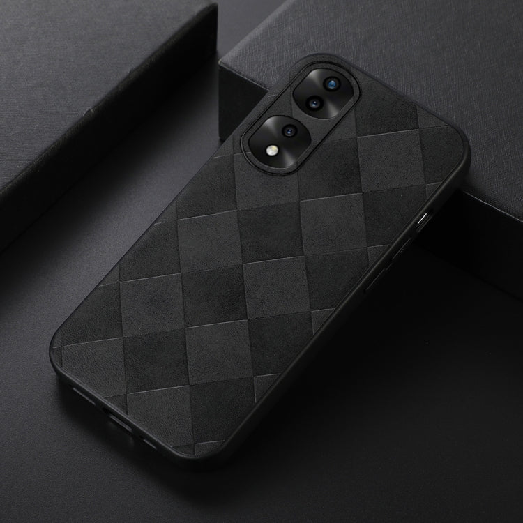 Weave Plaid PU Phone Case